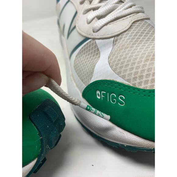 Figs x New Balance 3447 Evergreen White Lace Up Shoes Men’s Size 9 Womens 10.5 main image 9